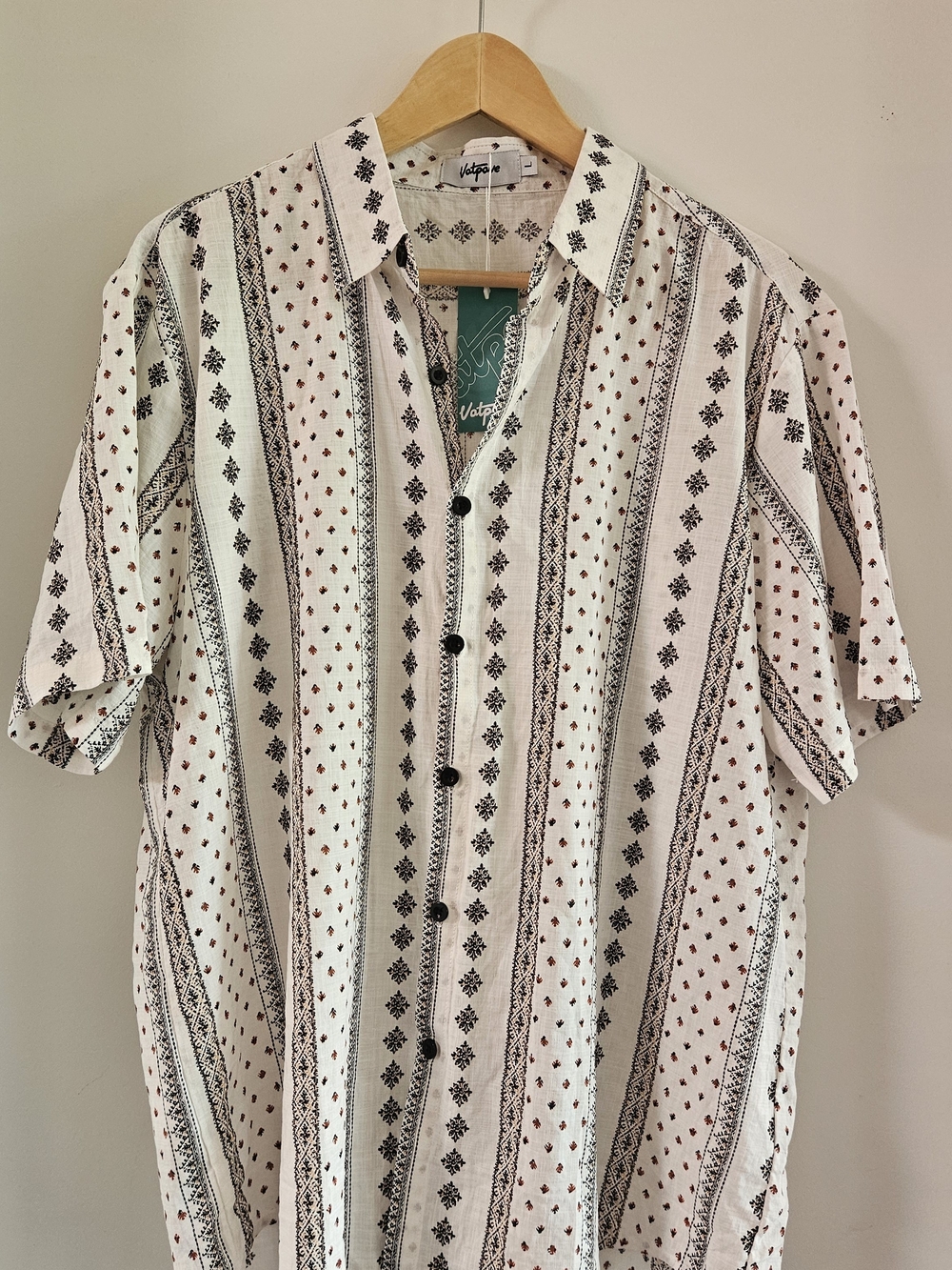 Light Weight Printed Button Down